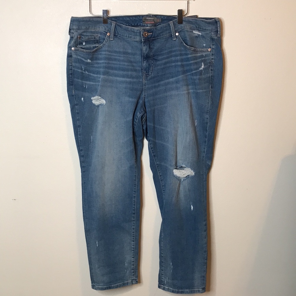 Torrid Vintage Stretch Boyfriend straight Sz 20 R